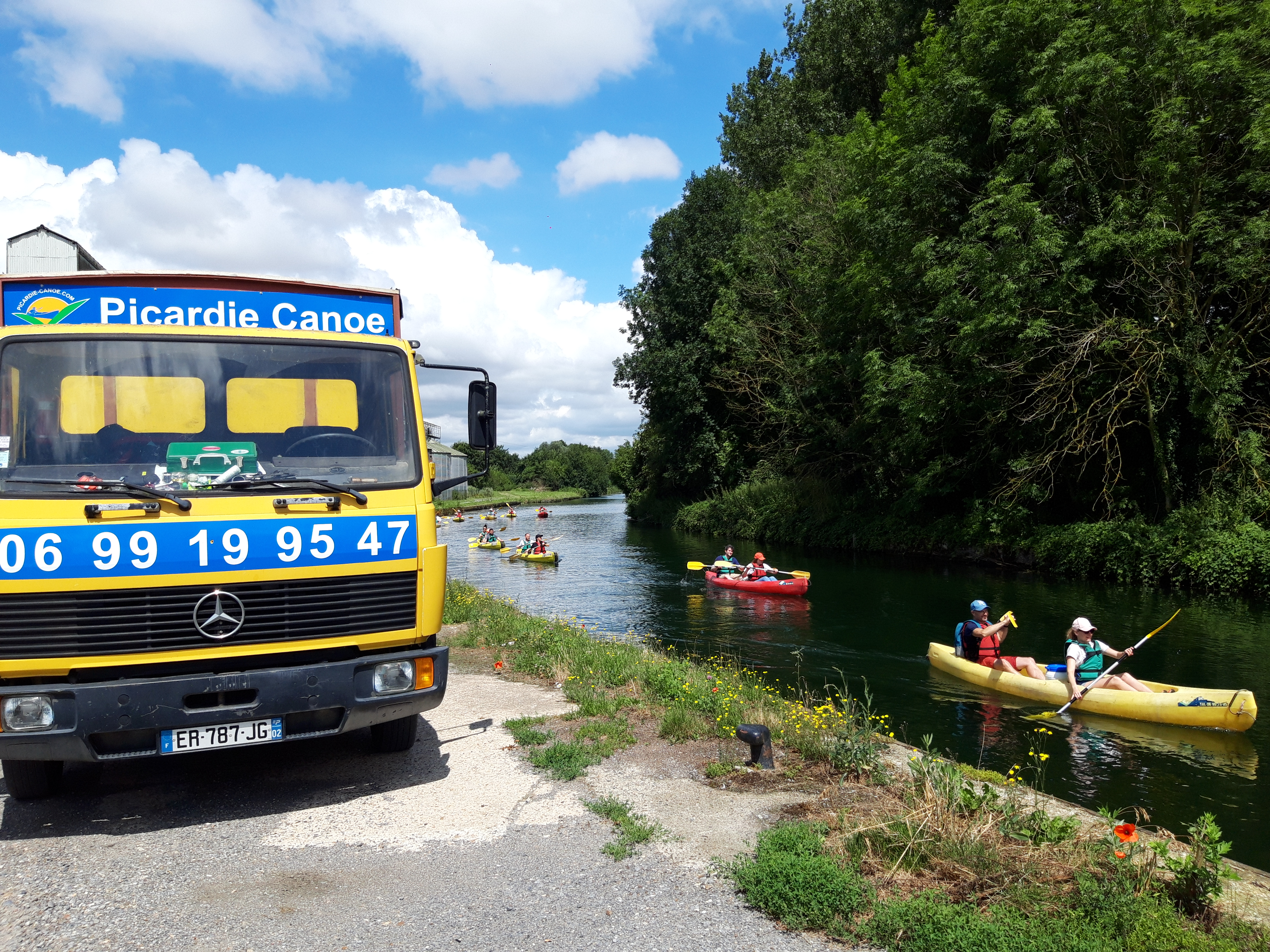 Le canal de Saint-Quentin en canoë